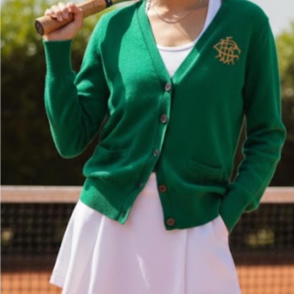 Ralph Lauren Vibrant Green Cardigan